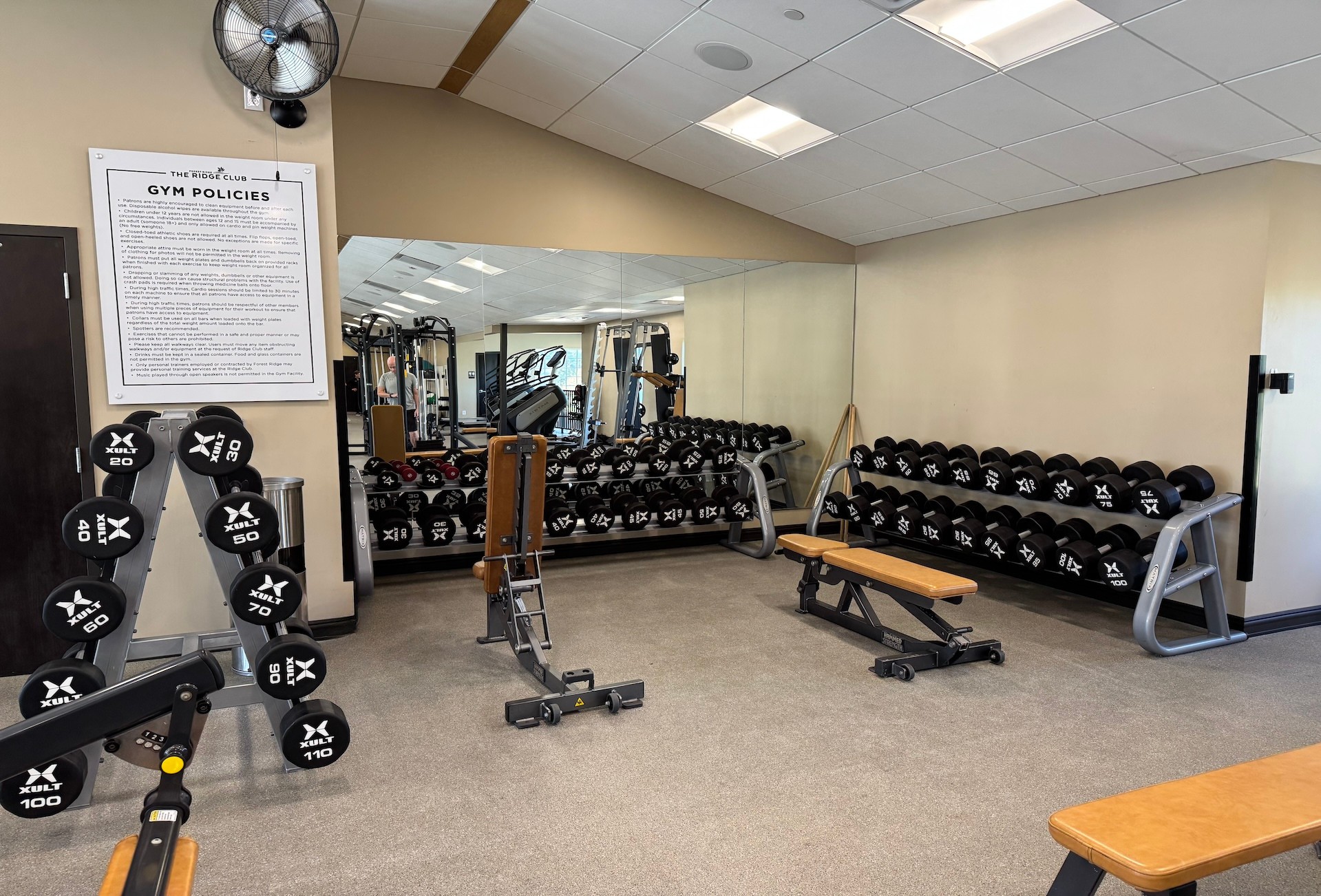 Yoga-mat-block-resistance-bands-fitness-equipment-Club-at-Forest-Ridge